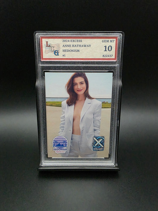 Anne Hathaway #1 (2024) eXcess Hedonism Highest Level - Graded 10 [Custom ACEO Art] GEM-MT