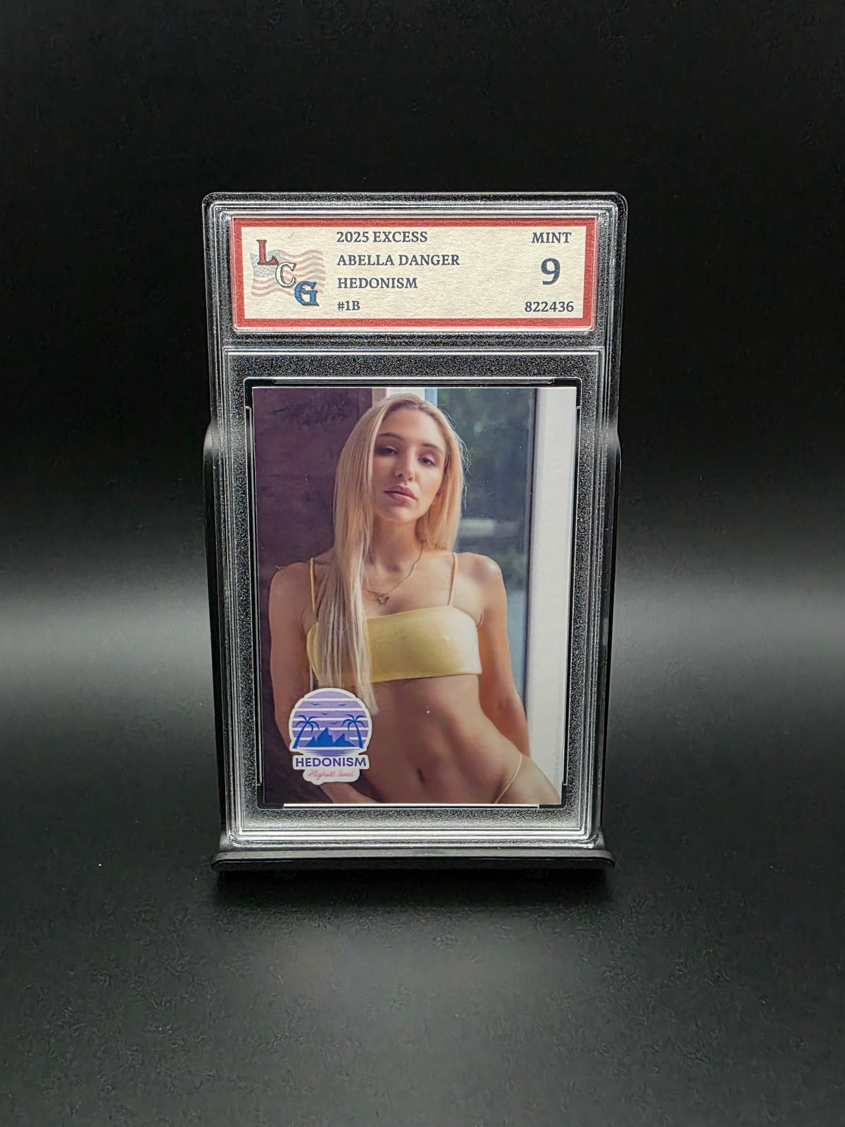 Abella Danger #1B (2025) eXcess Hedonism Highest Level - Graded 9 [Custom ACEO Art] MINT