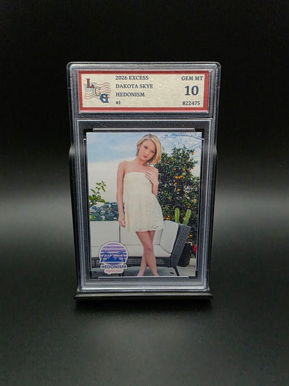 Dakota Skye #1 (2026) eXcess Hedonism Highest Level - Graded 10 [Custom ACEO Art] GEM-MT