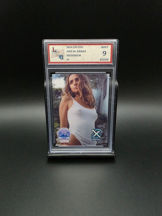 Ana de Armas #1 (2024) eXcess Hedonism Highest Level - Graded 9 [Custom ACEO Art] MINT
