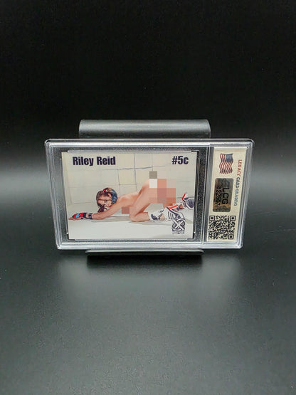 Riley Reid #5C (2025) eXcess Cosplay - Graded 8 [Custom ACEO Art] NM-MT