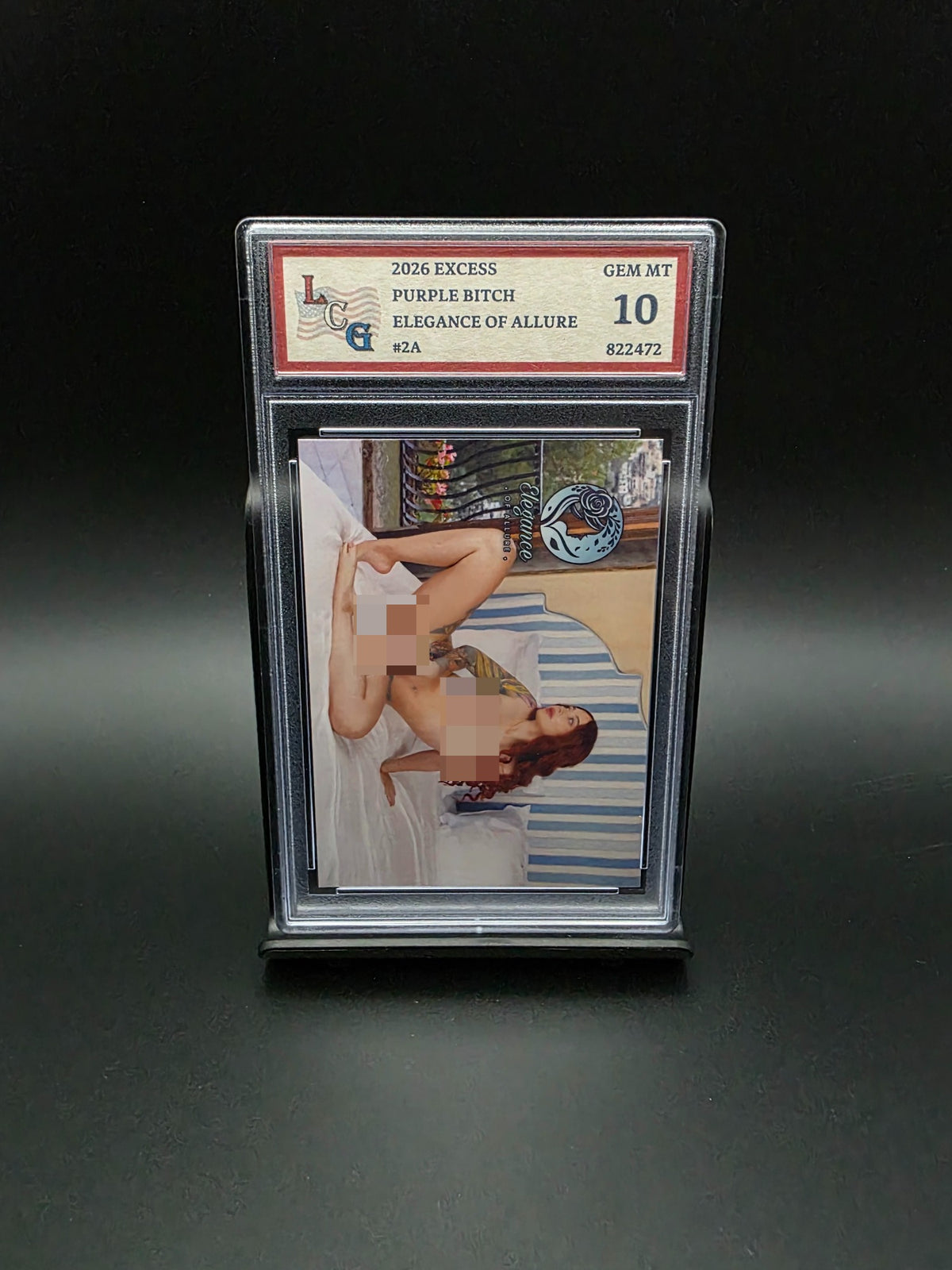 Purple Bitch #2A (2026) eXcess Elegance of Allure - Graded 10 [Custom ACEO Art] GEM-MT