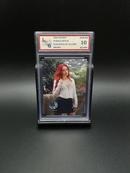 Purple Bitch #2 (2026) eXcess Elegance of Allure - Graded 10 [Custom ACEO Art] GEM-MT