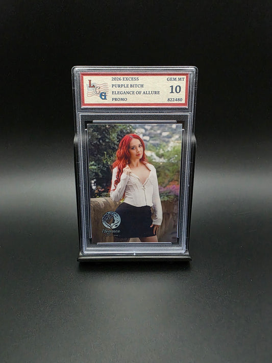 Purple Bitch #2 (2026) eXcess Elegance of Allure - Graded 10 [Custom ACEO Art] GEM-MT
