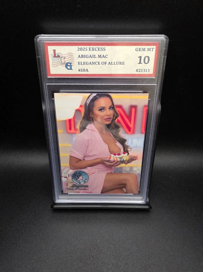 Abigail Mac #10A (2025) eXcess Elegance of Allure - Graded 10 [Custom ACEO Art] GEM-MT