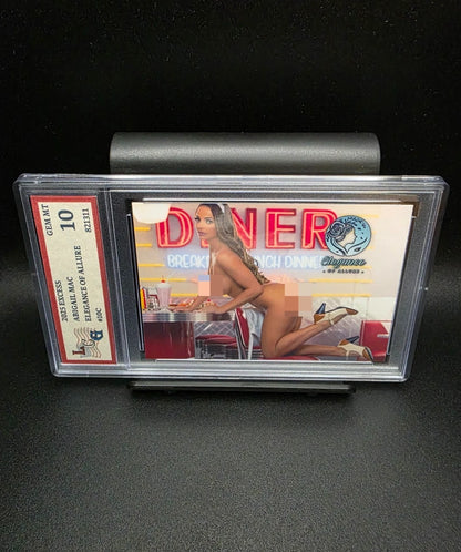 Abigail Mac #10C (2025) eXcess Elegance of Allure - Graded 10 [Custom ACEO Art] GEM-MT
