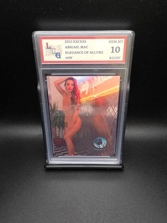 Abigail Mac #10F (2025) eXcess Elegance of Allure - Graded 10 [Custom ACEO Art] GEM-MT