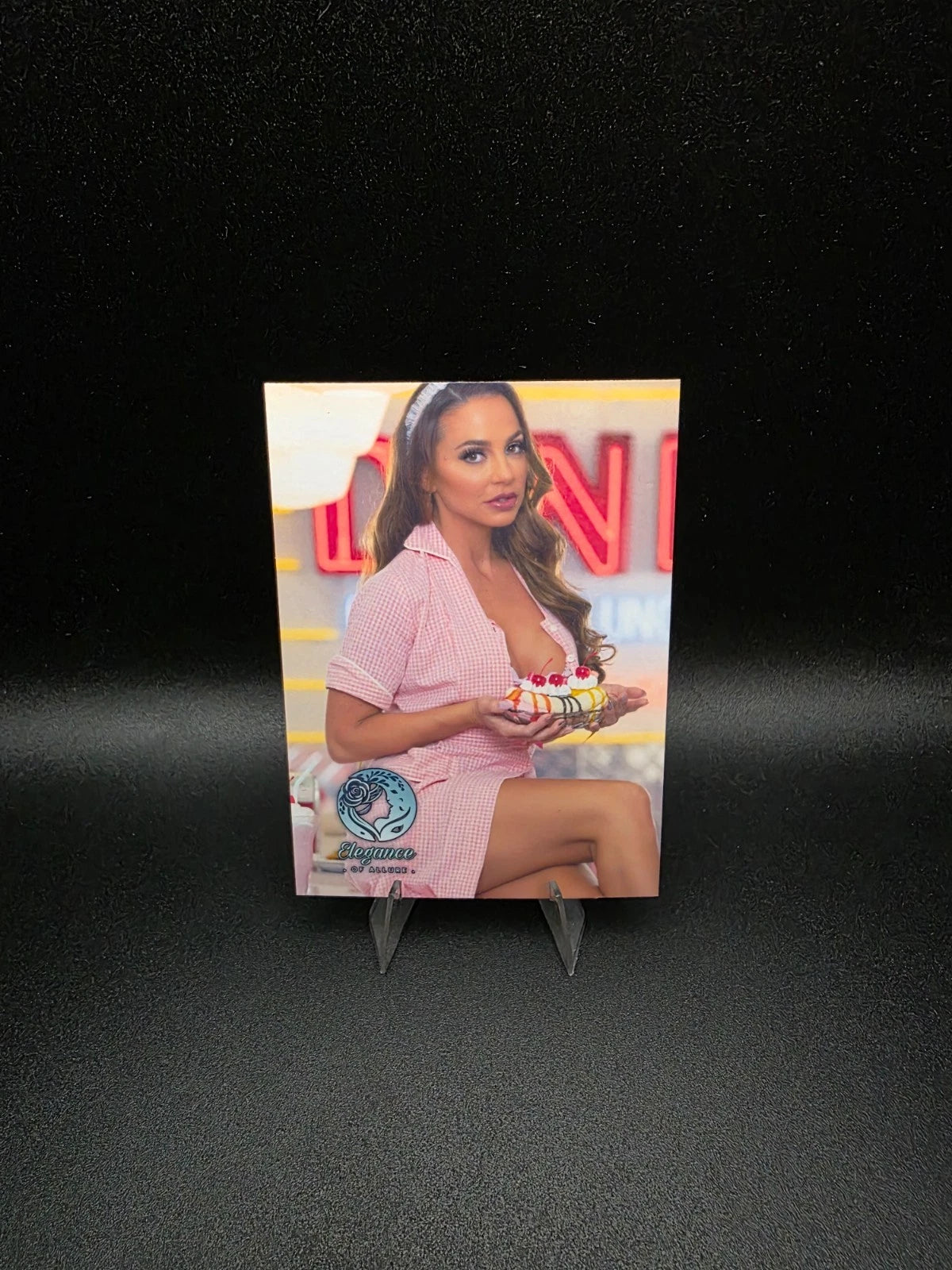 Abigail Mac #10 (2025) eXcess Elegance of Allure [Custom ACEO Art Card]