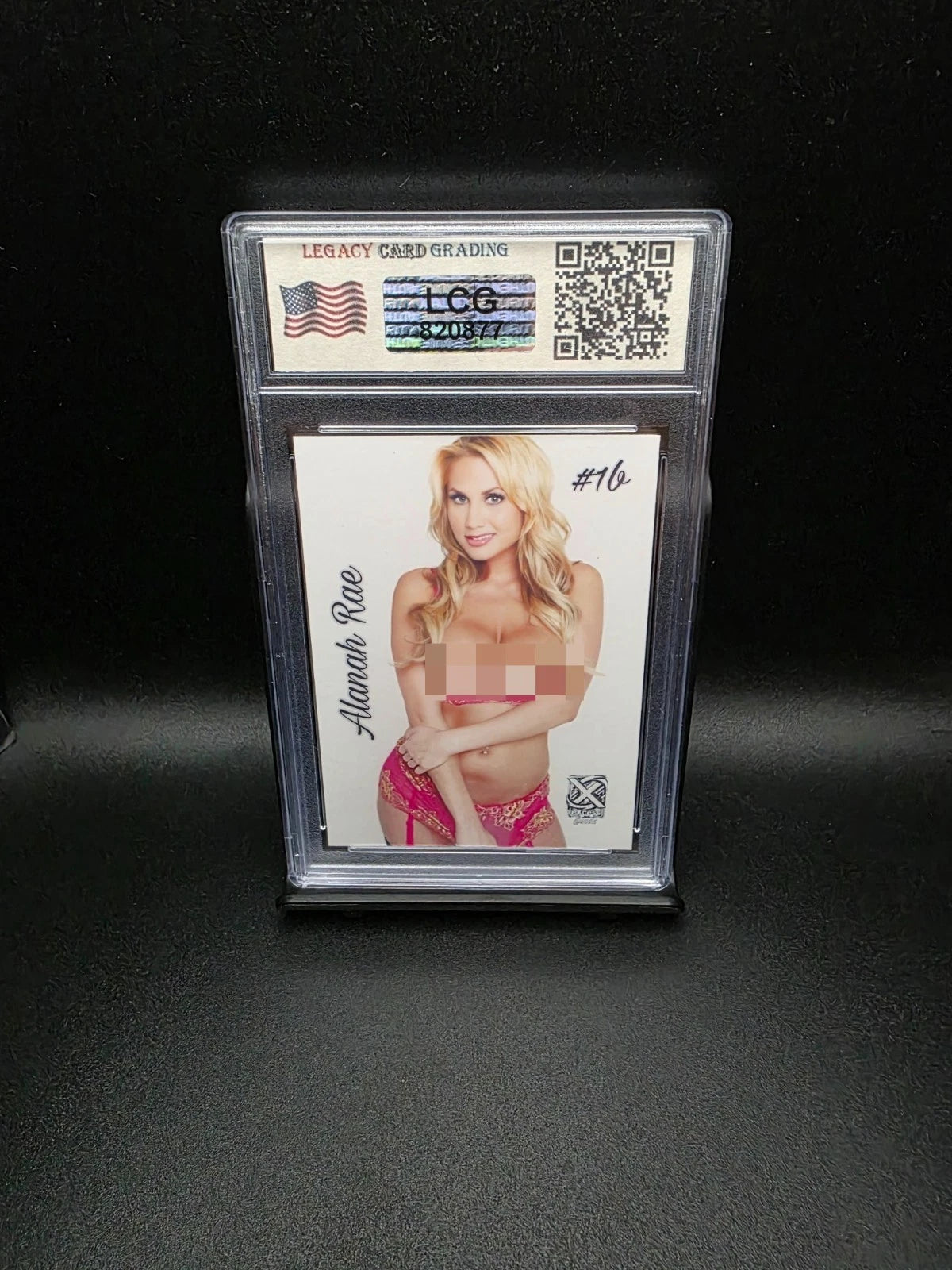 Alanah Rae #1B (2025) eXcess Elegance of Allure - Graded 10 [Custom ACEO Art] GEM-MT