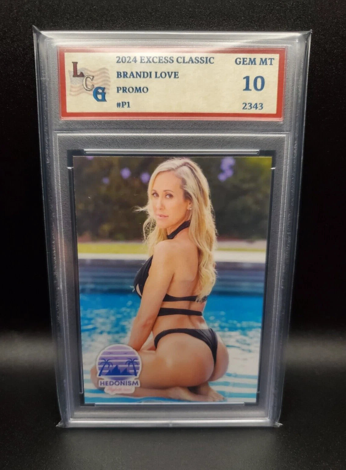 Brandi Love #P1 (2024) eXcess Hedonism Highest Level - Graded 10 [Custom ACEO Art] GEM-MT
