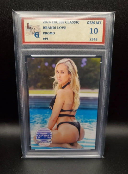 Brandi Love #P1 (2024) eXcess Hedonism Highest Level - Graded 10 [Custom ACEO Art] GEM-MT