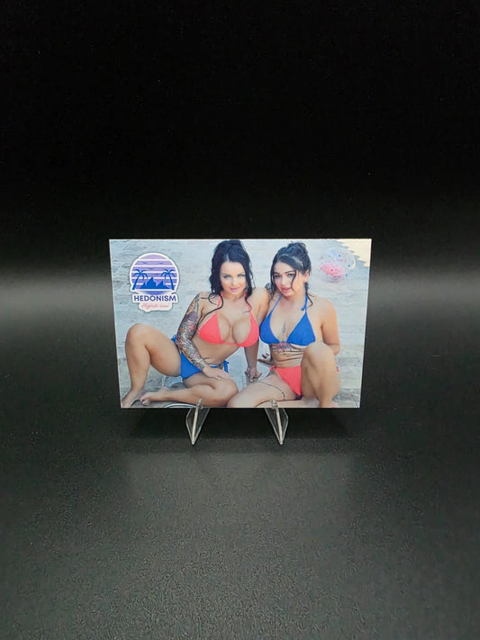 Carolina Cortez & Payton Preslee #7C (2026) eXcess Hedonism [Custom ACEO Art]