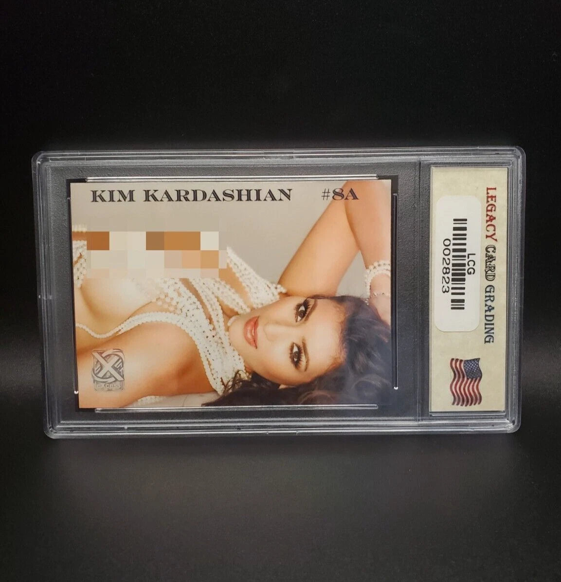Kim Kardashian #8A (2024) eXcess Elegance of Allure - Graded 10 [Custom ACEO Art] GEM-MT (Copy)