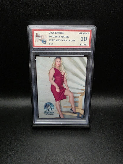 Phoenix Marie #13 (2026) eXcess Elegance of Allure - Graded 10 [Custom ACEO Art] GEM-MT