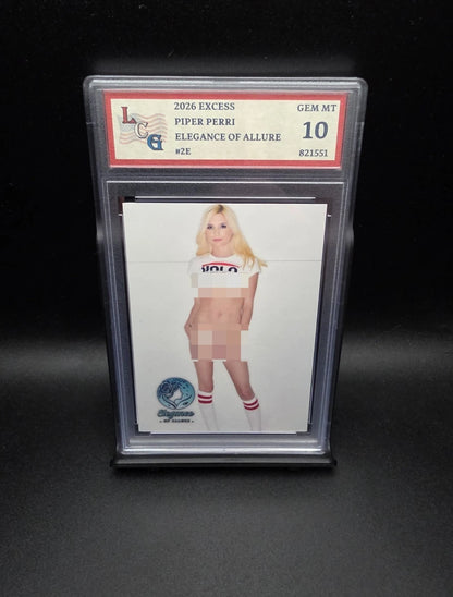 Piper Perri #2E (2026) eXcess Elegance of Allure - Graded 10 [Custom ACEO Art] GEM-MT (Copy)