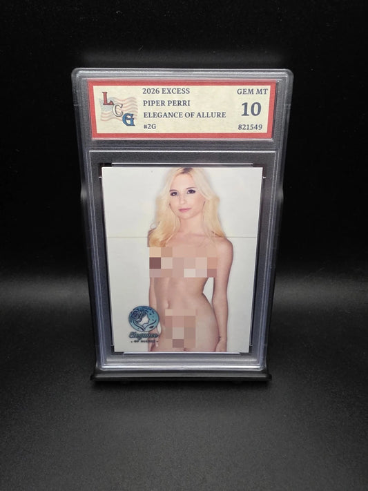 Piper Perri #2G (2026) eXcess Elegance of Allure - Graded 10 [Custom ACEO Art] GEM-MT