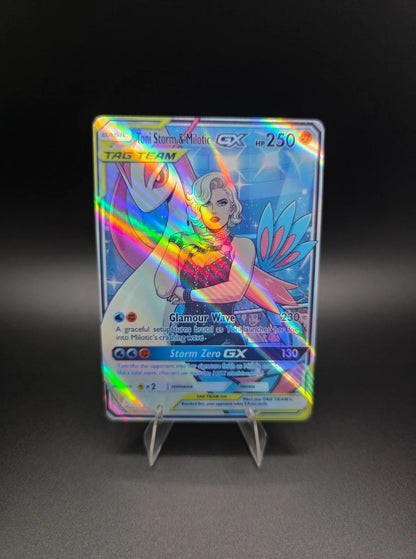 Toni Storm & Milotic GX 2025 Pokémon AEW Holo [Custom ACEO Art Card]