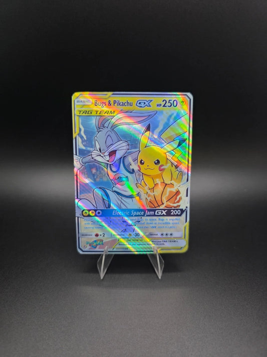 Bugs & Pikachu GX 2025 Pokémon Space Jam Holo [Custom ACEO Art Card]