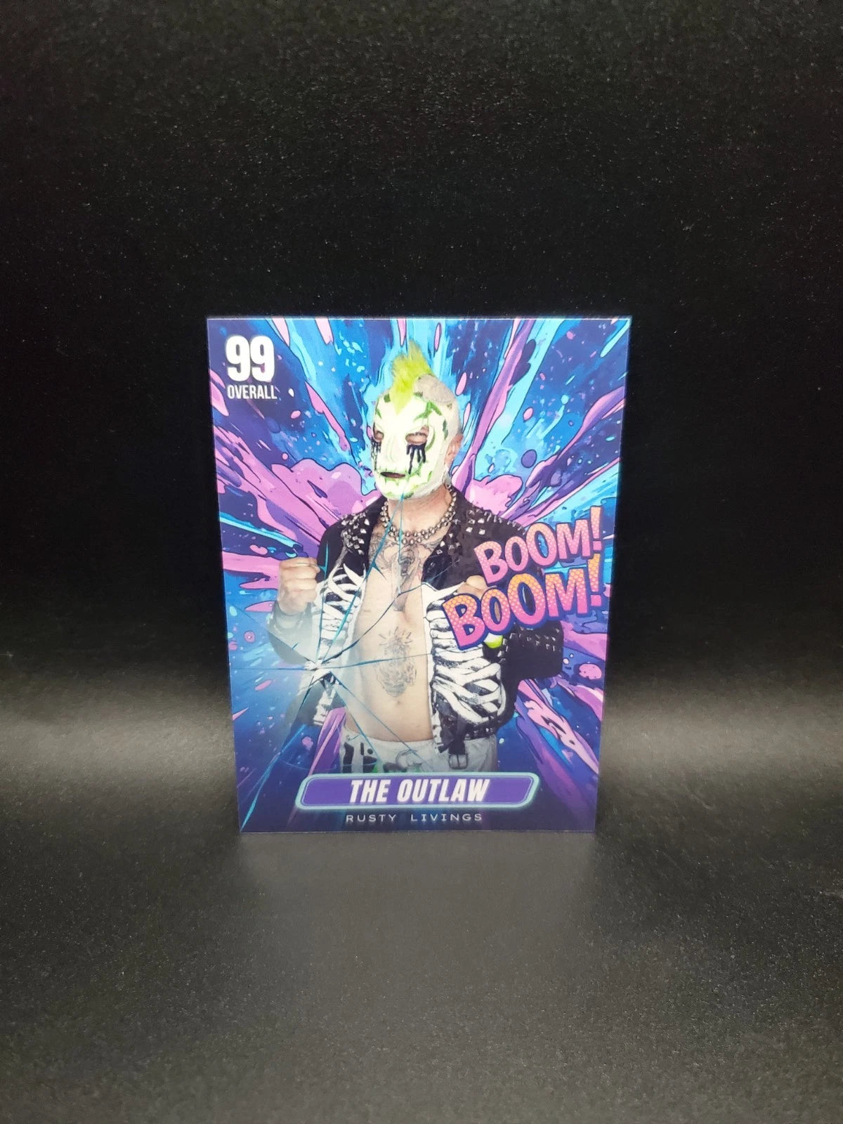 "The Outlaw" Rusty Livings (2025) eXcess Boom! Boom! [Custom ACEO Art Card]