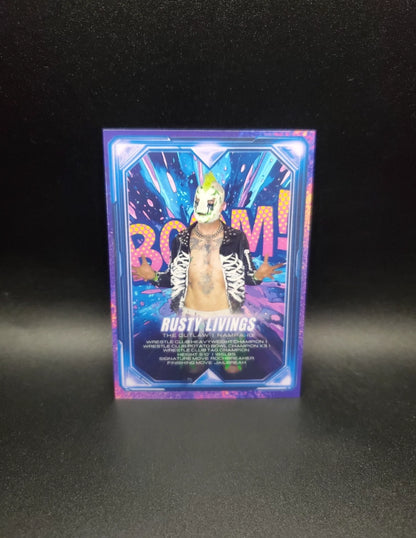 "The Outlaw" Rusty Livings (2025) eXcess Boom! Boom! [Custom ACEO Art Card]