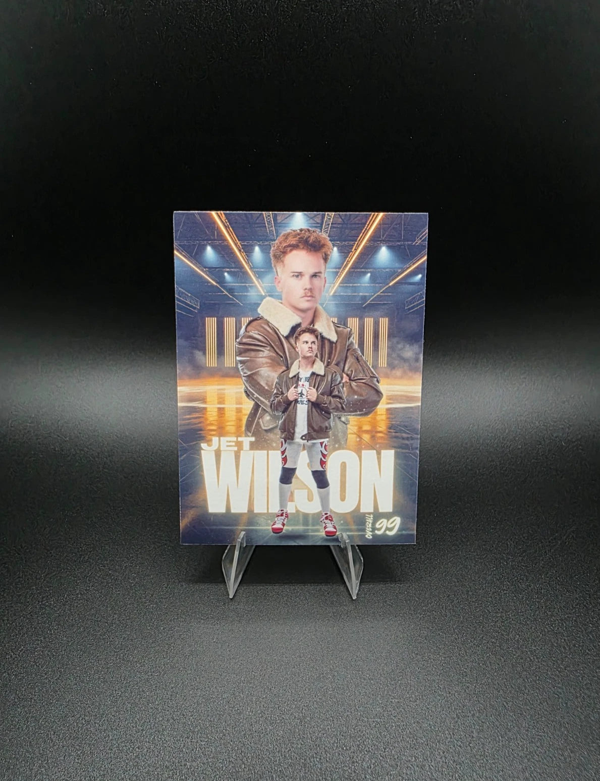 Jet Wilson #11 (2026) eXcess Idaho Wrestle Club [Custom ACEO Art Card]